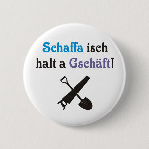 Swabian labor 6 cm round badge