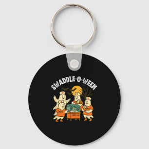 Swaddle-o-ween Nicu Nurse Halloween Neonatal Fall  Key Ring