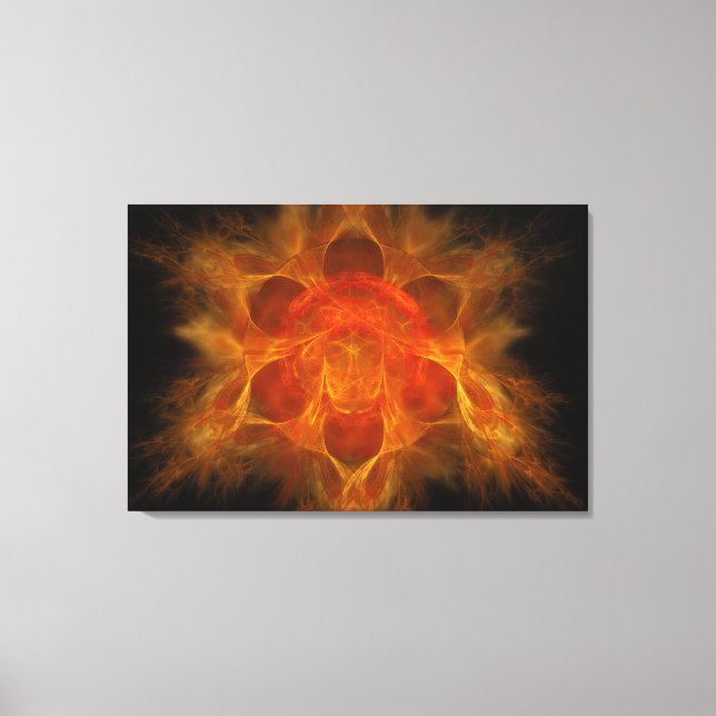 Swadhisthana Chakra Canvas Print (Front)