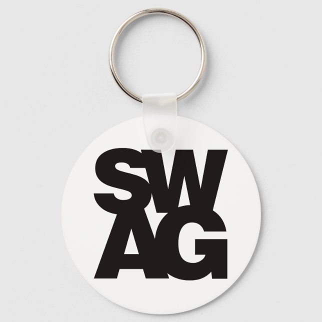 Swag - Black Key Ring (Front)