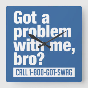 SWAG custom wall clock