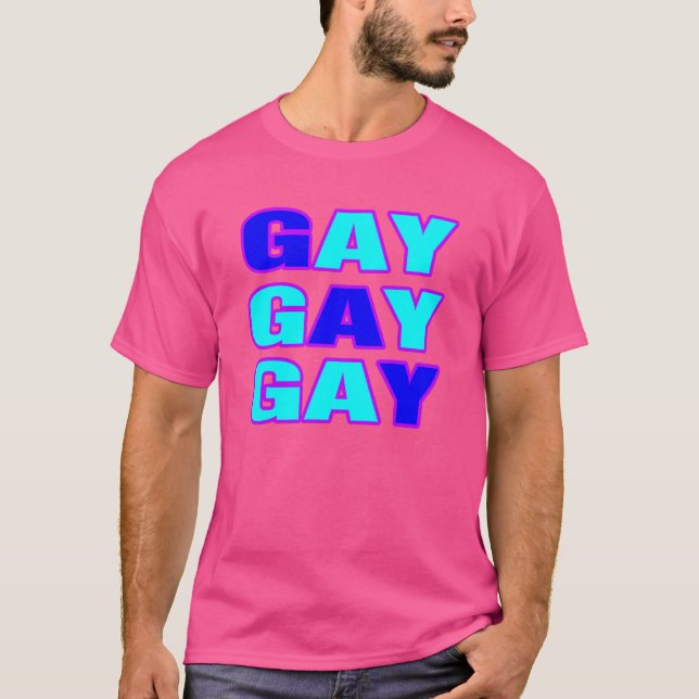 Swag Gay style. Be proud. T-Shirt (Front)