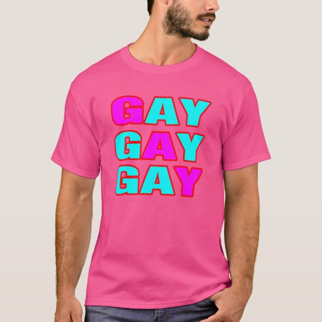 Swag Gay style. Be proud. T-Shirt (Front)