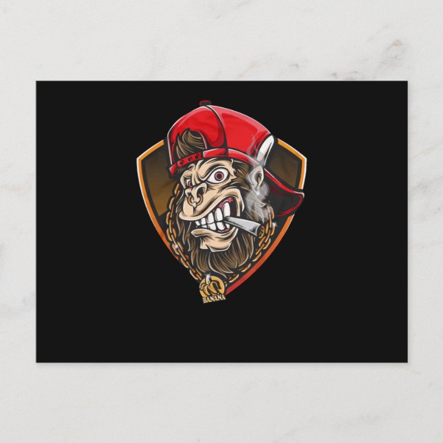 Swag Gorilla Postcard (Front)