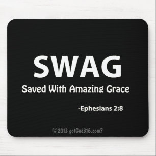 SWAG gotGod316.com Scripture Mouse Mat