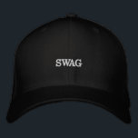 Swag Hat Cap<br><div class="desc">Material: 98% Acrylic; 2% Spandex
Care Instructions : Machine wash cold. Non-chlourine bleach,  when needed. Tumble dry medium. Do not iron decorations/customisation.</div>