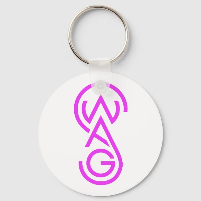 Swag Keychain pink (Front)