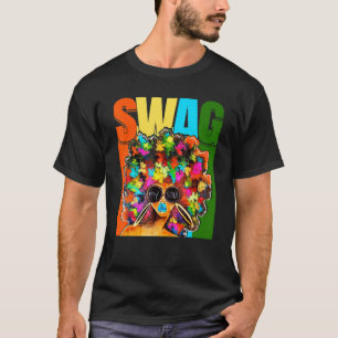 Swag My Soul Black Girl Melanin African American T-Shirt