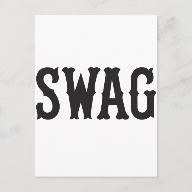 SWAG POSTCARD (Front)
