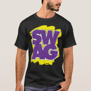SWAG - Purple & Yellow T-Shirt