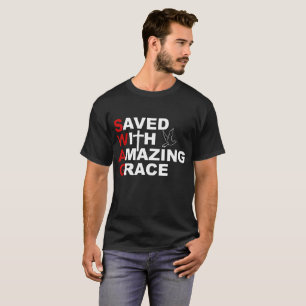 SWAG Saved With Amazing Grace Bible Verse Ephesian T-Shirt