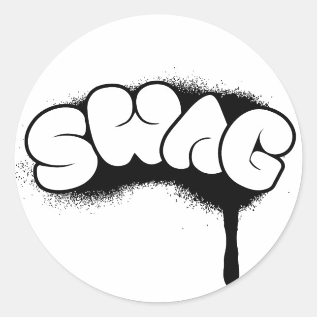 Swag Tag (Black) (Front)