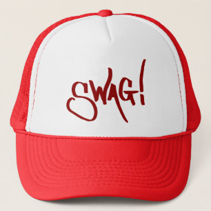 Swag Tag - Red Trucker Hat