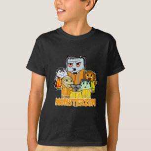 Swagazon Monsters Mummy Frankenstein Dracula Monst T-Shirt