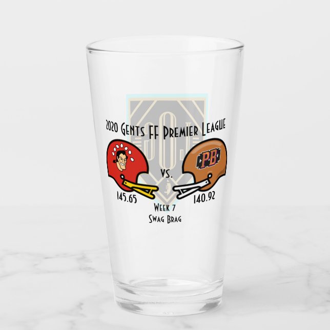 SwagBrag5 FiveDozen v Peaky Pint Glass (Front)