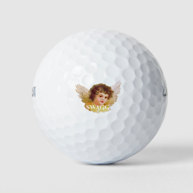 swagg angel cherub golf balls (Front)