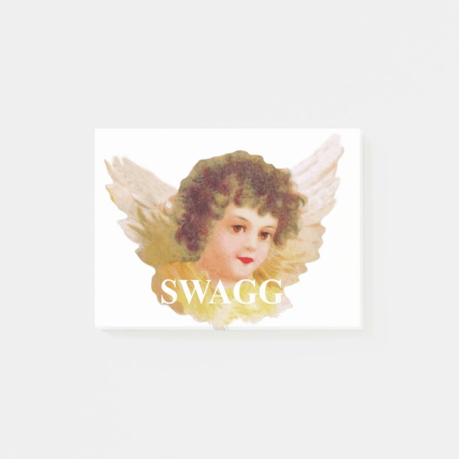 swagg angel cherub post-it notes (Front)