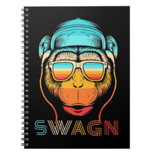 Swagn Retro Monkey Notebook