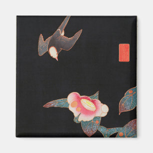 Swallow and Camellia, Jakuchū Magnet