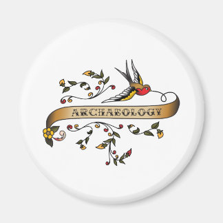Swallow and Scroll with Archaeology Magnet