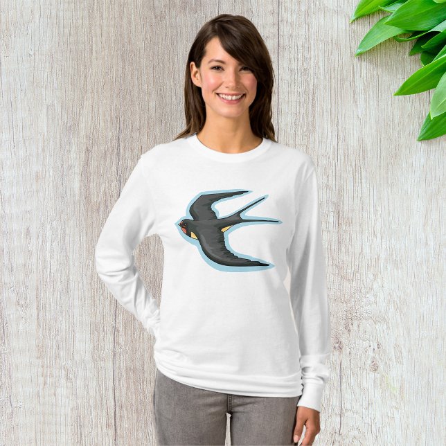 Swallow Bird Flying T-Shirt (Creator Uploaded)