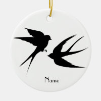 Swallow Birds Silhouettes Thunder_Cove