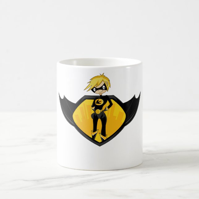 Swallow Girl Superhero Logo Coffee Mug (Center)