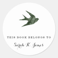 Swallow (Letterpress Style)