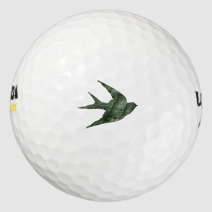 Swallow (Letterpress Style) Golf Balls
