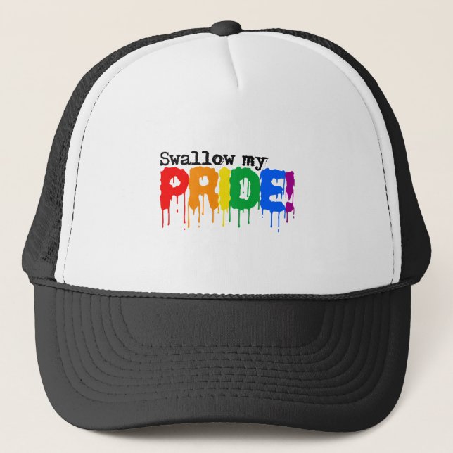 Swallow my pride trucker hat (Front)