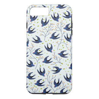 Swallow pattern iPhone 8 plus/7 plus case