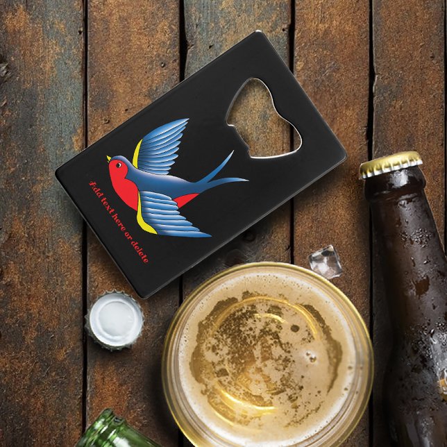 Swallow Red Blue Tattoo (Creator Uploaded)