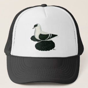 Swallow: Saxon Black White Bar Trucker Hat