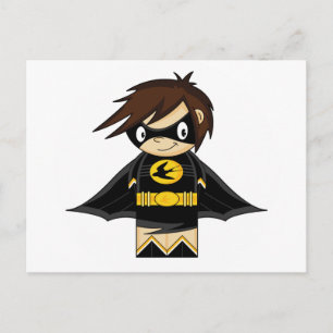 Swallow Superhero Postcard