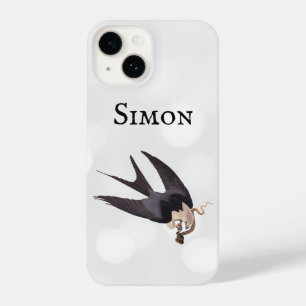 Swallow Tailed Hawk with Snake Vintage Audubon iPhone 14 Case