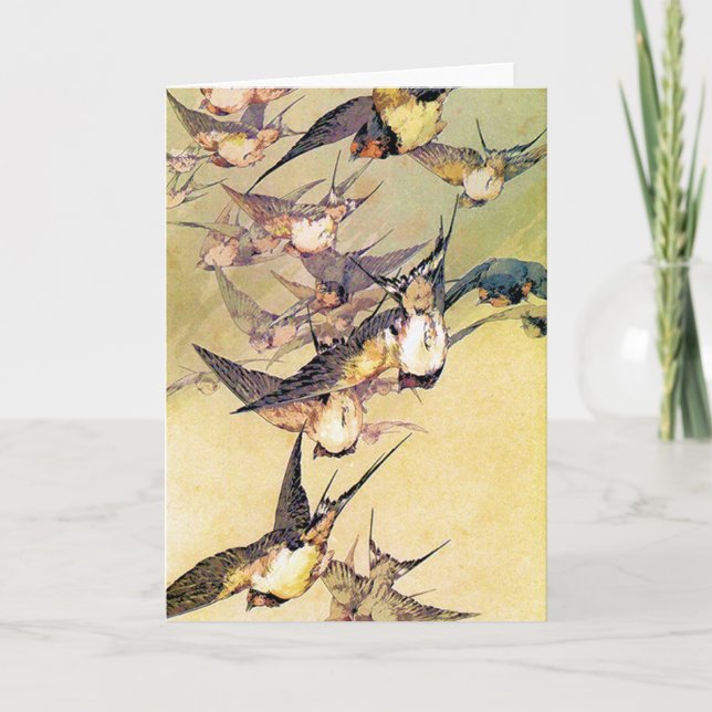 Swallows Card (Front)