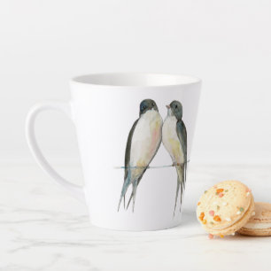 Swallows Coffee Latte Mug 12 oz