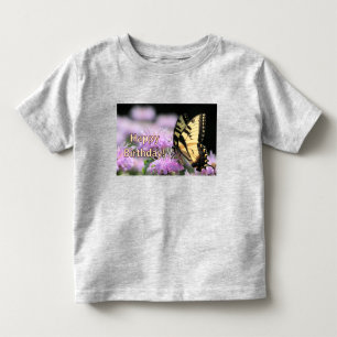 Swallowtail butterfly birthday wishes toddler T-Shirt