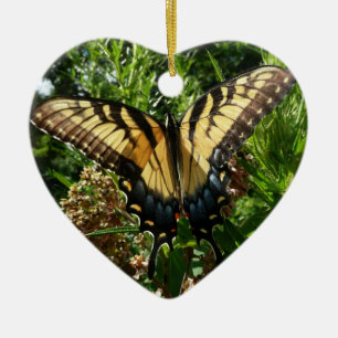 Swallowtail Butterfly III Beautiful Colourful Phot Ceramic Tree Decoration