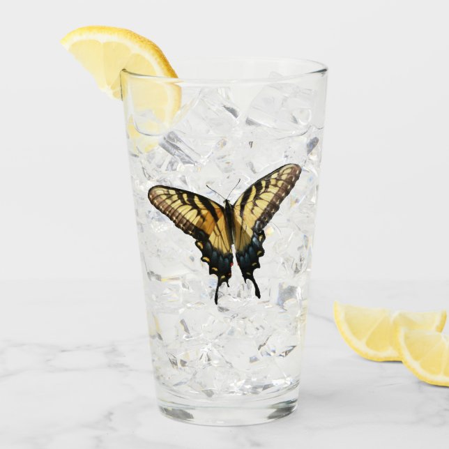 Swallowtail Butterfly III Beautiful Colourful Phot Glass (Front Ice)