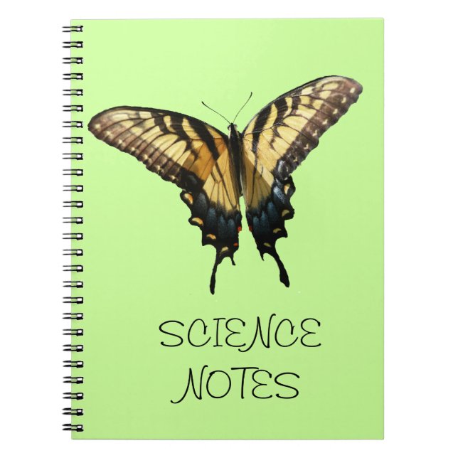 Swallowtail Butterfly III Beautiful Colourful Phot Notebook (Front)