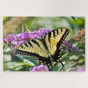 Swallowtail butterfly wings spread  jigsaw puzzle
