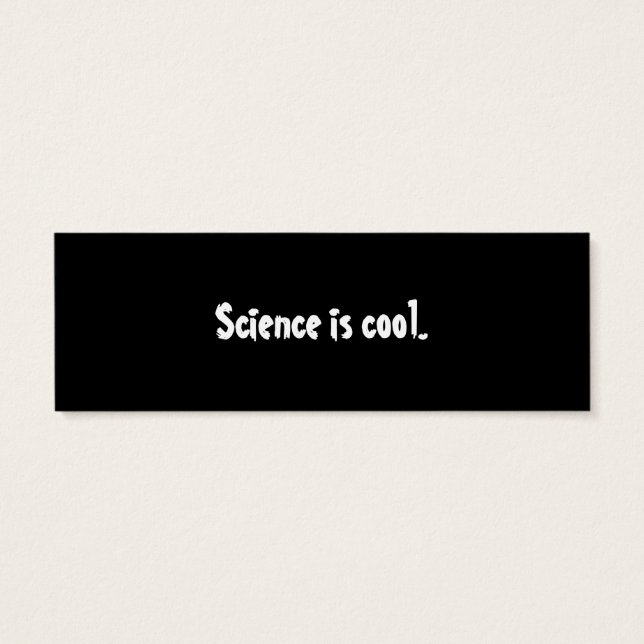 Swallowtail Cat Science Bookmark (Back)
