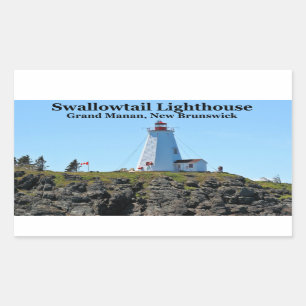 Swallowtail Lighthouse, Grand Manan, N.B. Stickers