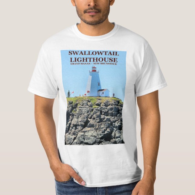 Swallowtail Lighthouse, Grand Manan, N.B. T-Shirt (Front)