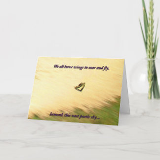 Swallowtail Monet Card