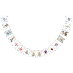 Swallowtail Party Bunting - Tea Party