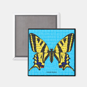 Swallowtail (square) - Magnet