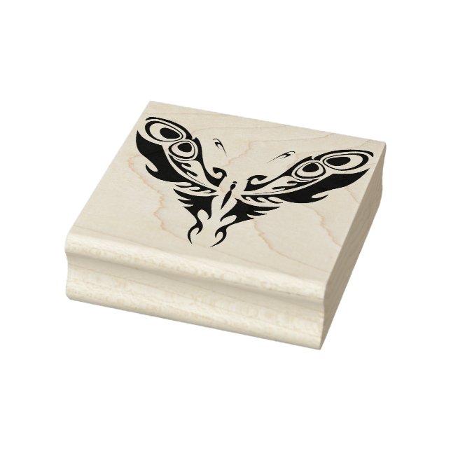 Swallowtail Tattoo Art Butterfly Rubber Stamp (Stamp)