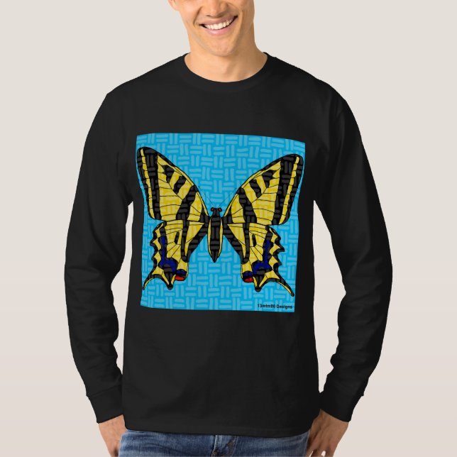 Swallowtail (vivid) - Men's Long Sleeve Shirt (Front)